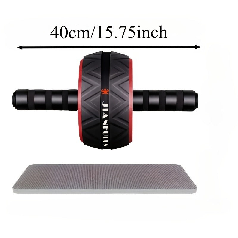 Ab Wheel Roller with Knee Pad | Core Strength & Balance Training, Abdominal Crunch Machine for Home Gym, Arm & Abs Muscle Toning, Stainless Steel & PP Options - product image 6