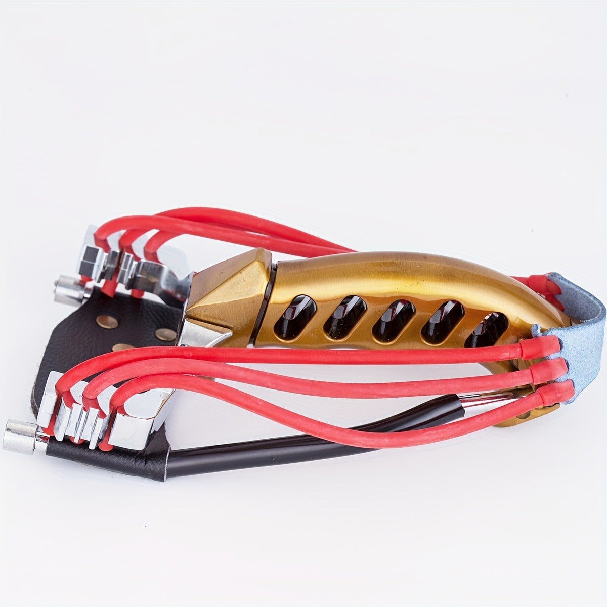High-performance Hunting Catapult with Rubber Bands & Clay Balls | Heavy Duty Metal Slingshot with Wrist Brace - product image 4