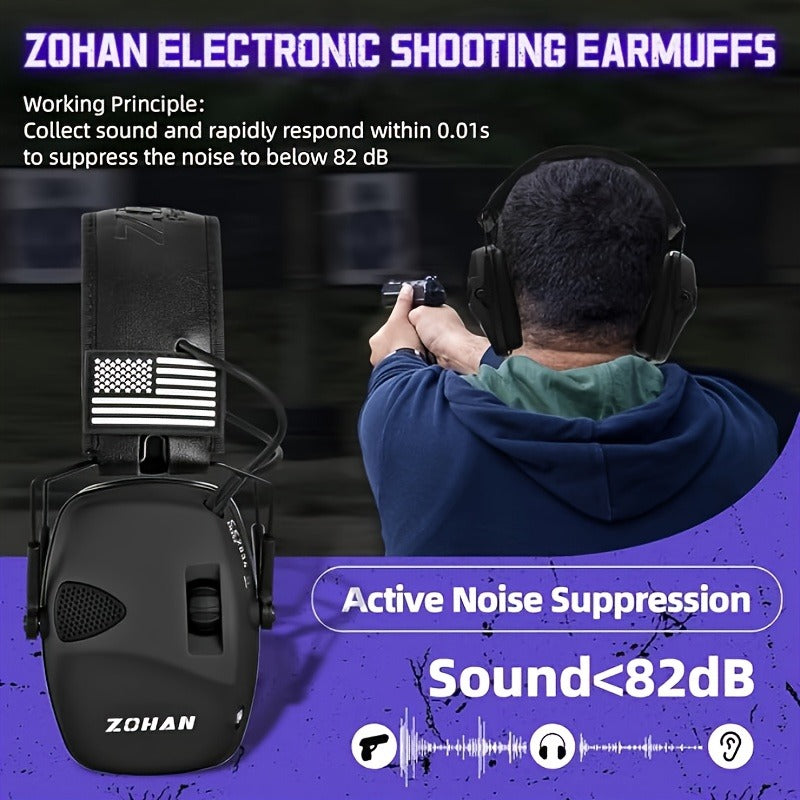 Sound Amplification | Electronic Shooting Earmuffs NRR 23dB - product image 6