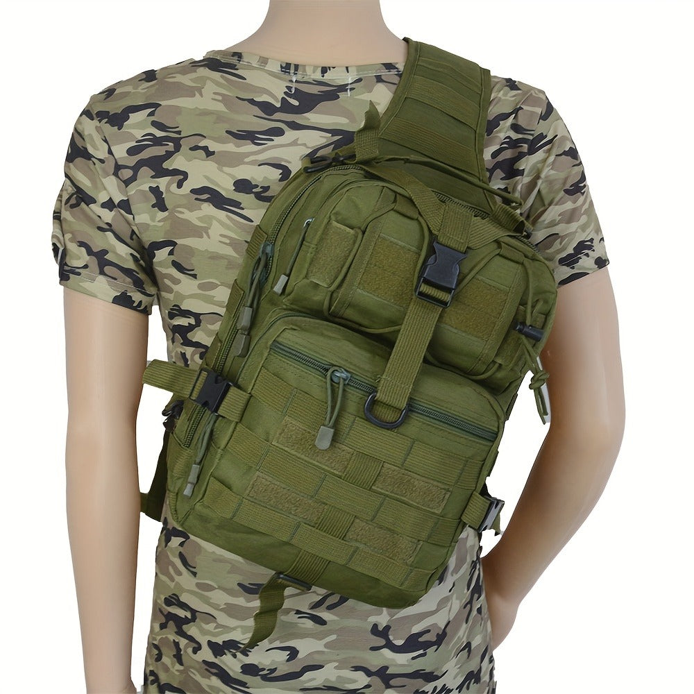 Single Shoulder Crossbody Sling Pack for Hiking, Patrol & Outdoor EDC, Adjustable Strap, Multi-Pocket – Tactical Chest Bag - product image 7