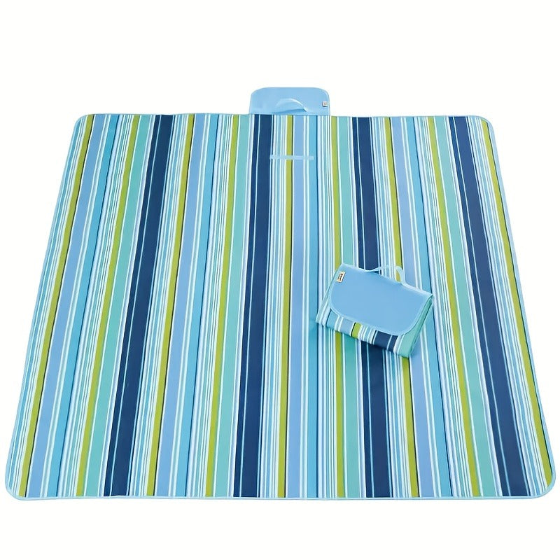 Oversized Portable Beach Mat for Camping, Hiking & Picnic, Lightweight Foldable All-Season Ground Cover, Available in 2 Sizes, Waterproof Base, Family & Couple Use – Sand-Proof Outdoor Picnic Blanket
