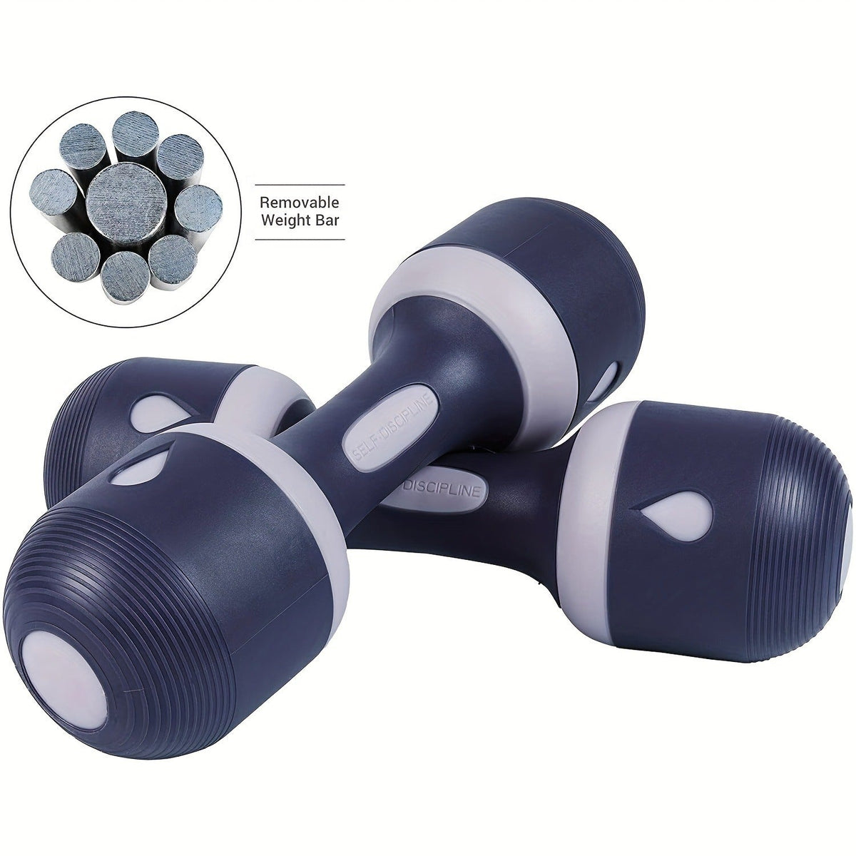 Adjustable Dumbbell Set – 11 lbs, Non-Slip Neoprene Grip, Home Gym Strength & Muscle Training for Women & Men – 5-in-1 Weight Options 2.1 - product image 4