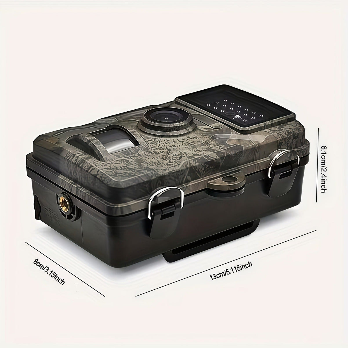 Trail Camera 1080P FHD – KLZO Wildlife Cam – 0.8s Trigger, Camouflage Hunting Camera with Night Vision, 32GB SD Card Compatible - product image 5