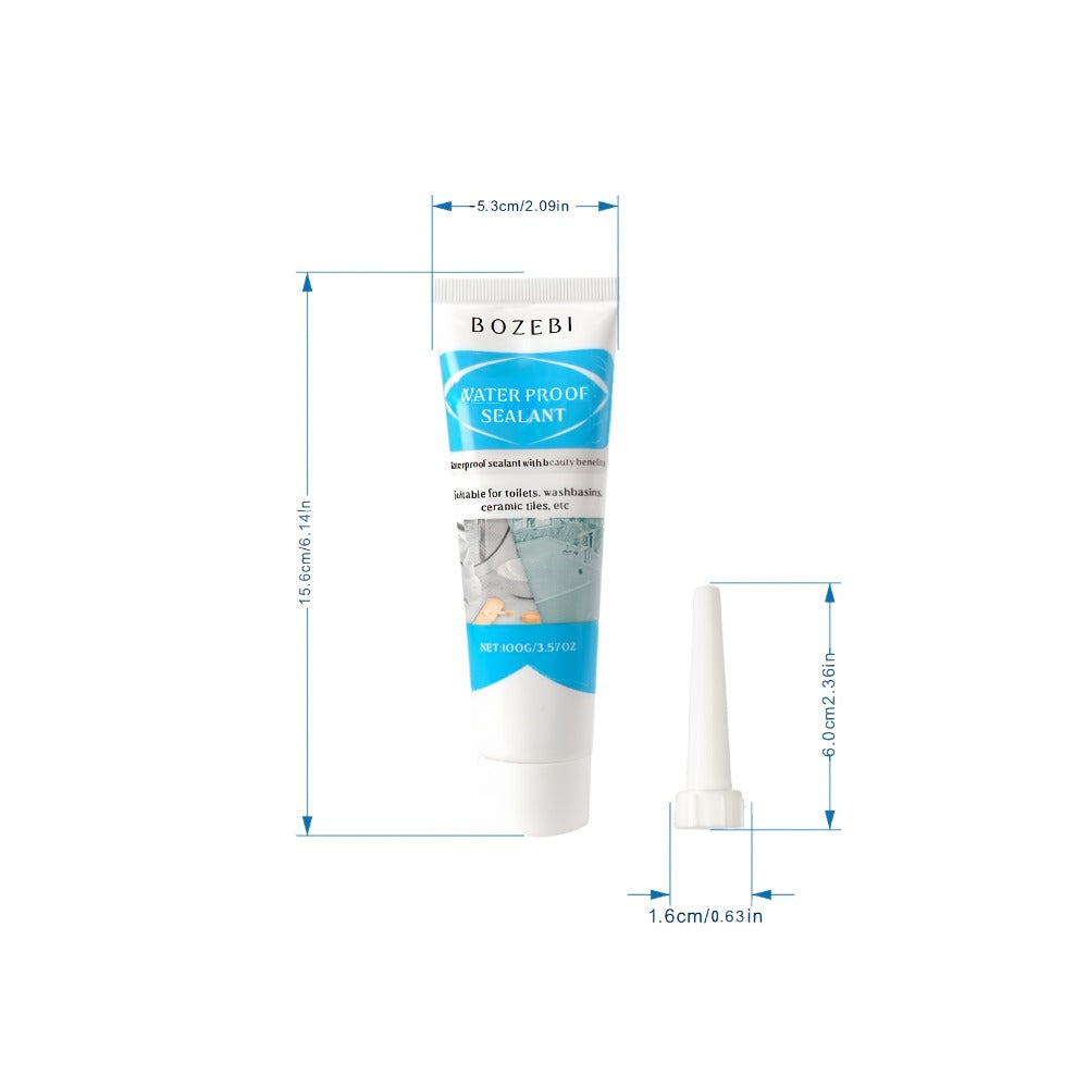 Waterproof Tile Grout Sealant Gap Filler for Kitchen & Bathroom – Odorless Strong Adhesive Tile Refill Agent for Sink Floor Wall Cracks, White 100g (3-Pack) - product image 4