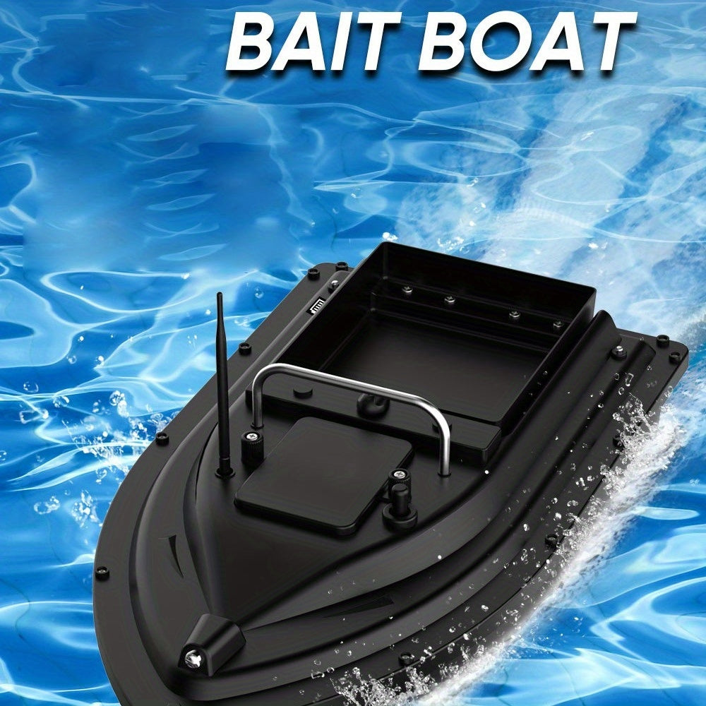 Single Compartment Carp Fishing Bait Delivery & Towing Boat with Carrying Case | RC Bait Boat 500M Remote Control Fishing Bait Boat with Large Capacity Hopper - product image