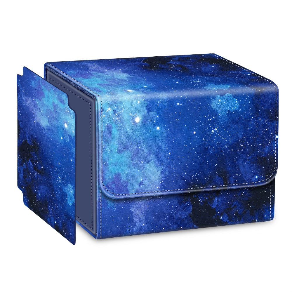 Premium PU Leather Deck Box with Magnetic Closure, Built-In Divider, Marble & Starry Sky Colors for Trading Card Collectors & Players – Magnetic Card Storage - product image 12