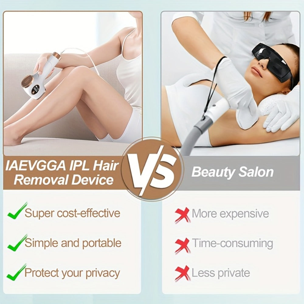 IPL Hair Removal Device Sapphire Ice Cooling Painless 999900 Flashes 9 Modes – At-Home Permanent Hair Reduction for Women Men Face Body Bikini Underarms Legs - product image 10