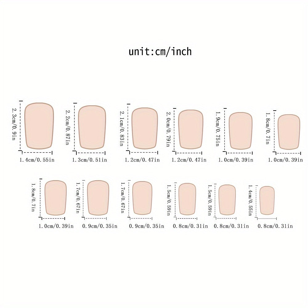 Black White Square Press On Nails 216 Pieces 9 Packs – 3D Butterfly Floral Fox Tail Glitter Marble Geometric Designs | Glossy Full Cover Acrylic Nails with Jelly Glue & File for Wo - product image 5
