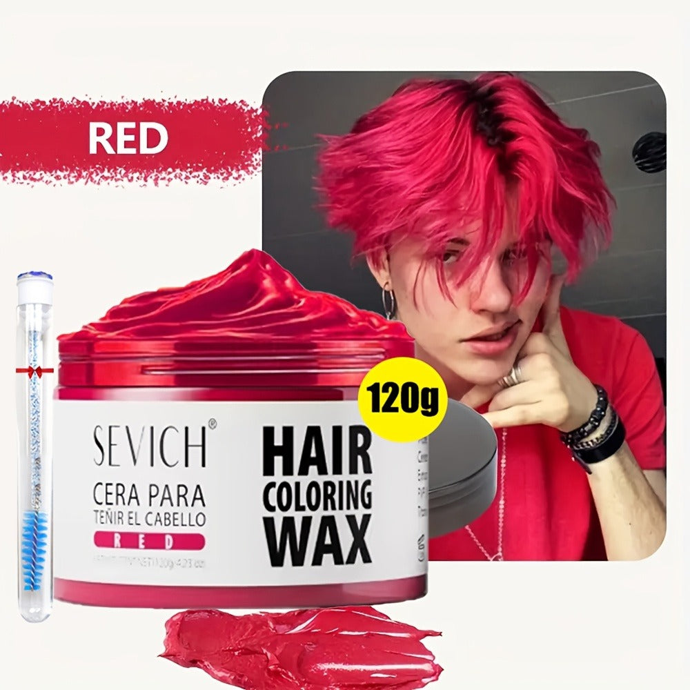Instant Color Hair Wax 10 Shades – Temporary Hair Dye Wax Strong Hold Styling for Parties, Cosplay, Festivals & Halloween, Easy Wash Out, All Hair Types, Men Women Kids - product image 3