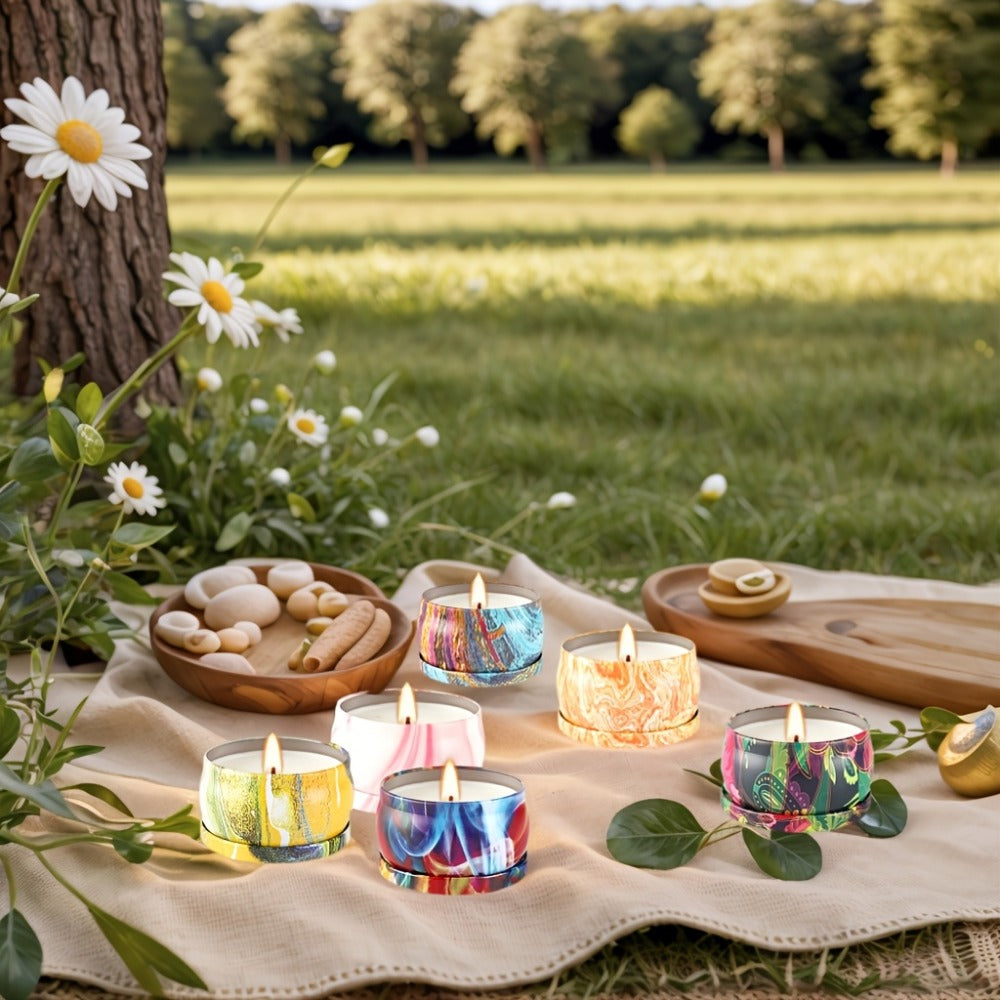 Candle Gift Set 36-Pack – Natural Soy Wax Scented Candles in Tin Cans, Aromatherapy Candles for Yoga, Spa, Bath & Home Decor, Portable Travel Candles, Perfect Gift for Women & Men, - product image 4