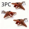 Flying Sparrow Cat Toy with Flapping Wings & Chirping Sound | USB Rechargeable Plush Bird Cat Toy, Touch-Start Interactive Feather Toy for Indoor Cats - product image 3