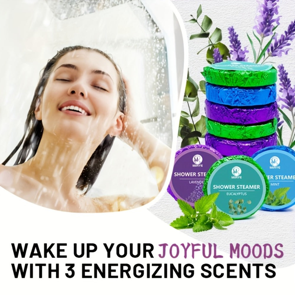Aromatherapy Shower Steamers 18-Pack – Lavender Eucalyptus & Mint Essential Oil Shower Tablets | Spa Self-Care Bath Set for Men & Women | Stress Relief Sleep & Relaxation Gift for  - product image 5