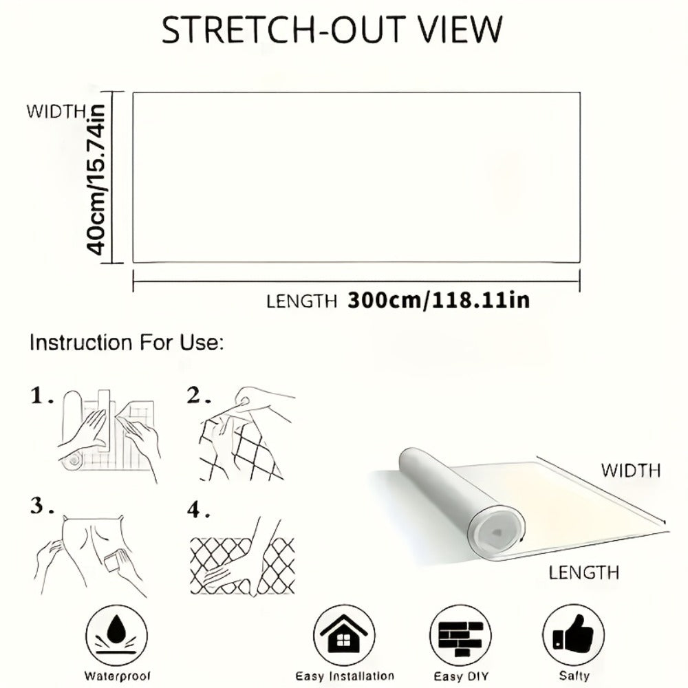 Wood Grain Floor Sticker Roll Peel & Stick Self-Adhesive Non-Slip Thickened Vinyl – Vintage DIY Flooring for Walls, Floors, Desks & Door Panels - product image 4
