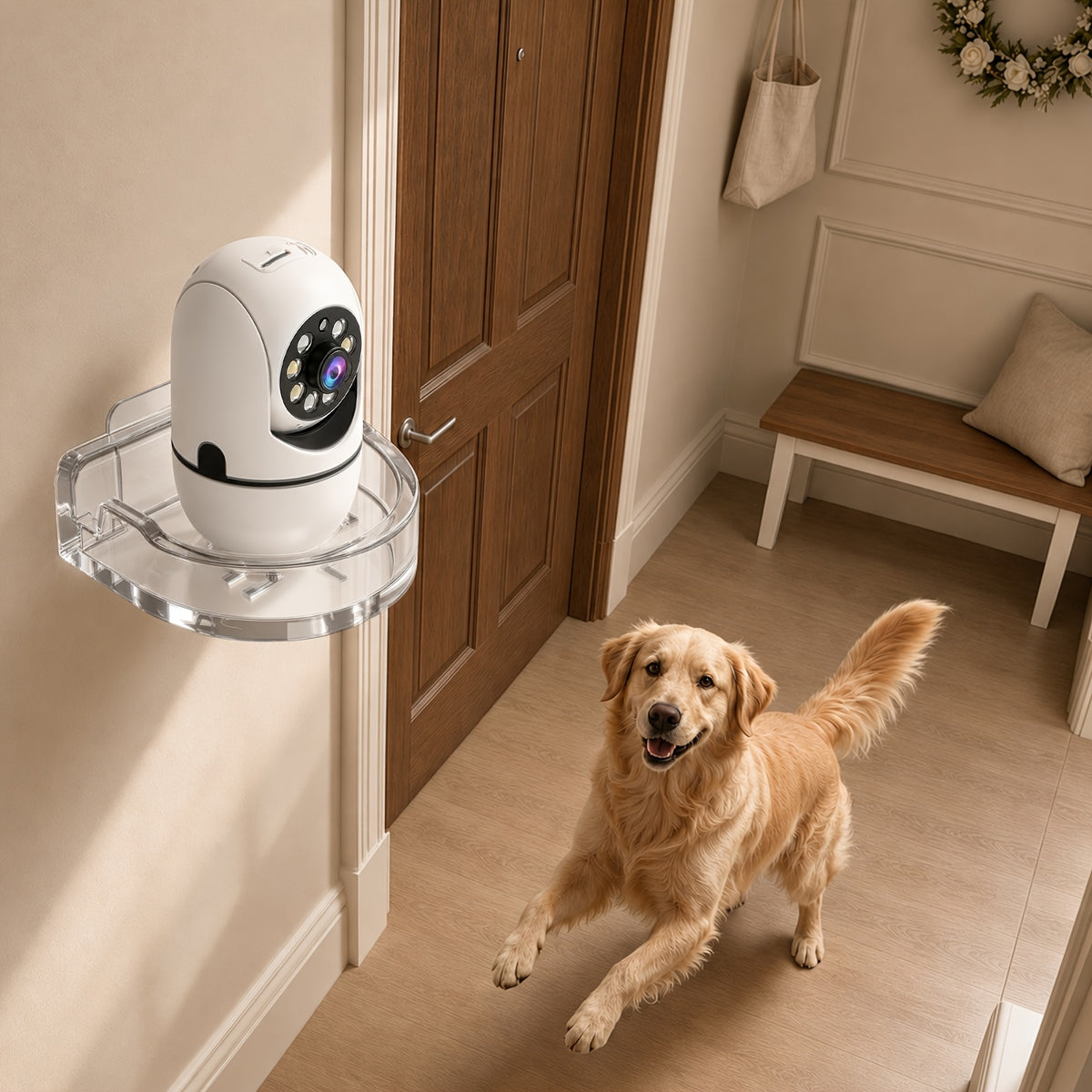 4pcs Wireless Security Camera Indoor with 355° Pan & Tilt, Night Vision, Motion Detection, 2-Way Talk, Baby/Pet Monitor, 2.4/5G WiFi, Support Cloud & Max. 256G - product image 11