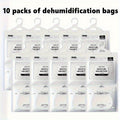 Hanging Moisture Absorber Bags 10-Pack, Dehumidifier Bags for Closet Wardrobe Bedroom Bathroom, High-Efficiency Moisture Proof Damp Absorbing Home Dehumidification - product image 10