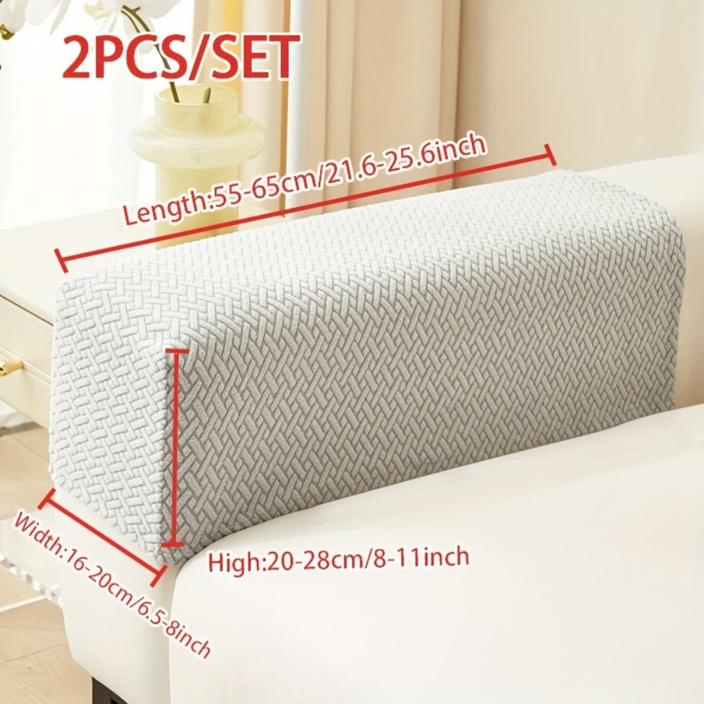 Jacquard Stretch Sofa Cover Non-Slip | Elastic Wear-Resistant Couch Slipcover, Polyester Jacquard Fabric, 1 to 4 Seat Sectional L-Shape, Armrest Backrest, Machine Washable - product image 24