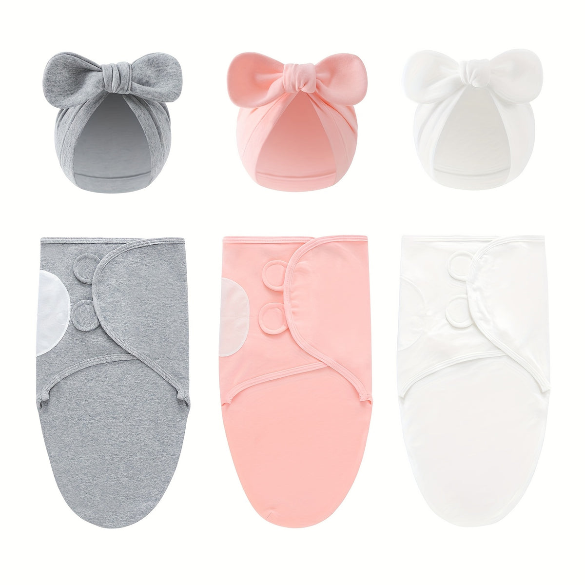 Newborn Blanket and Baby Hat, Suitable for 0-3 Months Old, The Design Mimics The Shape of The Womb and Is Available in Multiple Colors. A Must-Have for Newborns - product image 17