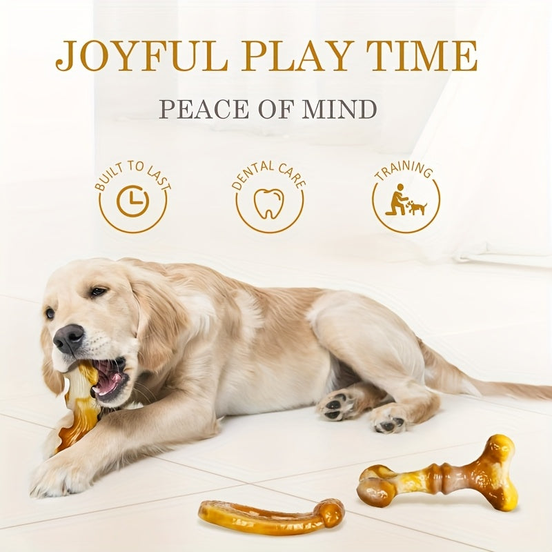Dog Chew Toys for Aggressive Chewers 3 Pack | Indestructible Tough Dog Toys for Large Breed Heavy Chewers, Durable Rubber Chew Toy Set for Big Dogs, Puppy - product image 4