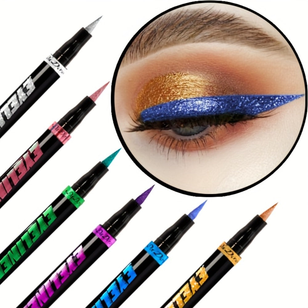 Eyeliner Pencil Set Waterproof 6 Colors Smudg1e Proof Long Lasting Colored Eye Liner for Women Pigmented Gel Eyeliner Pencils Makeup Kit Holiday Gift - product image 14