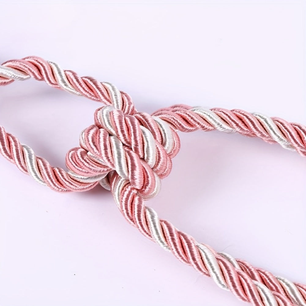 Curtain Tiebacks with Ball Tassels 4-Pack Silk Rope Curtain Ties Decorative Holdbacks for Window Dressing Home Decor - product image 18