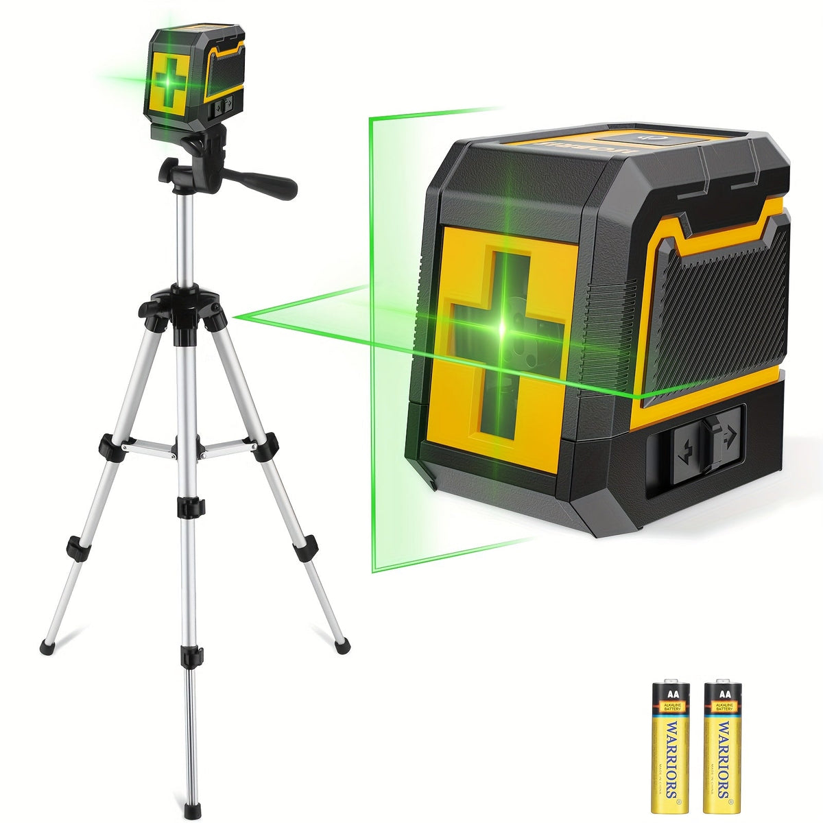 Green Laser Level Self-Leveling with Tripod – Horizontal & Vertical Cross Line Laser for Construction, Tiling, Home Renovation & Interior Decoration - product image 15