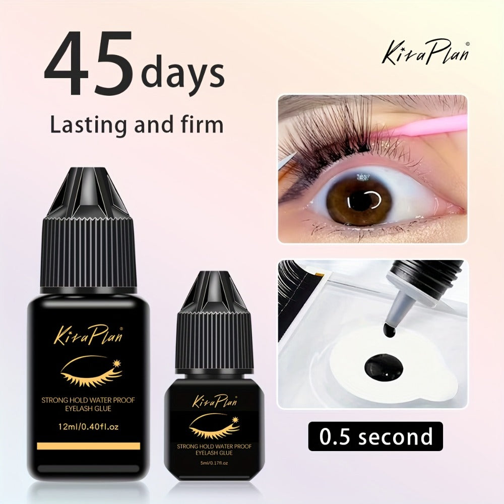 Odorless Lash Extension Glue Quick Dry Black Adhesive for DIY Individual & Cluster Lash Extensions – Self-Grafting Beginner-Friendly Eyelash Bond, Multiple Sizes Available - product image 5