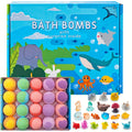 Kids Bath Bombs with Surprise Inside 20 Pack - Fizzy Bath Balls with Hidden Toy for Boys Girls Toddlers, Animal & Ocean Theme, Lavender Scent, Fun Educational Birthday Christmas Ea - product image 10