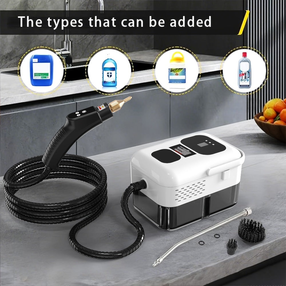 Handheld Steam Cleaner 2500W High Pressure for Home Kitchen Grease Sofa Air Conditioner Washing Machine Floor Tile Bathroom - product image 11