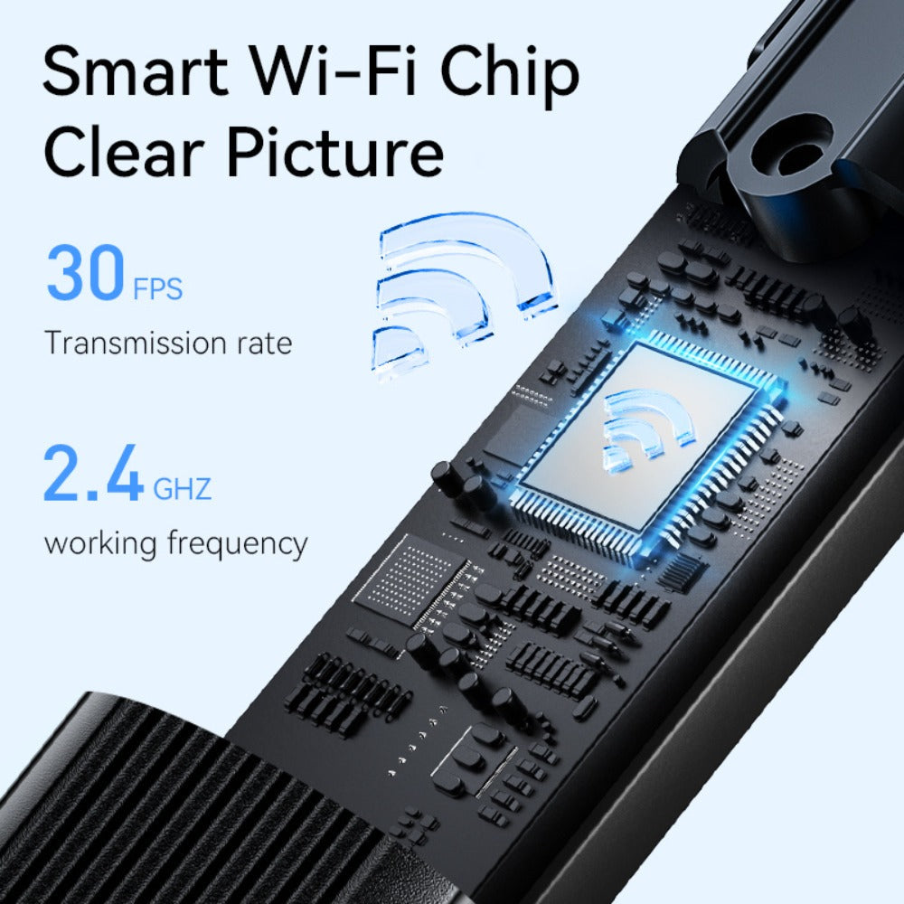 1080P Ear Wax Removal Tool with Camera – Wi-Fi Ear Cleaning Kit with 6 Spoons & Tweezers, Rechargeable, Visual Ear Cleaner for Safe Ear Care at Home - product image 2