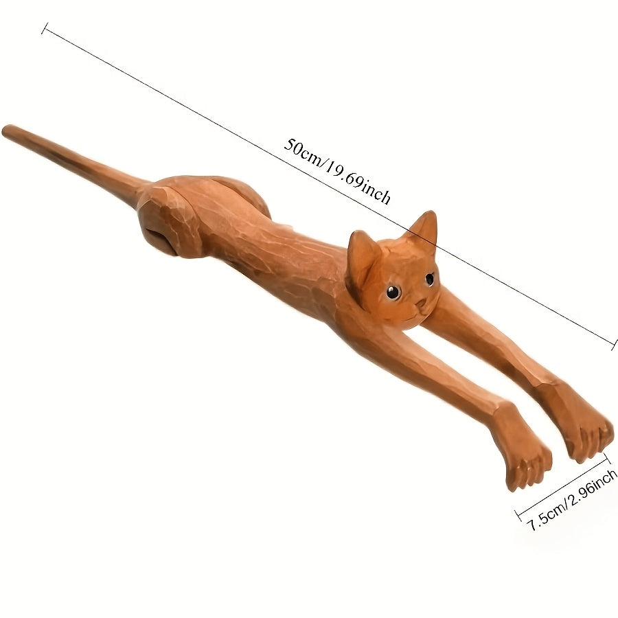 1/ 2/ 4pcs Wooden Cat Shaped Back Scraper, Manual Massage Tool, th & Home Care, Manual Back Scratcher, Ideal Gift for Birthday, Relaxation &