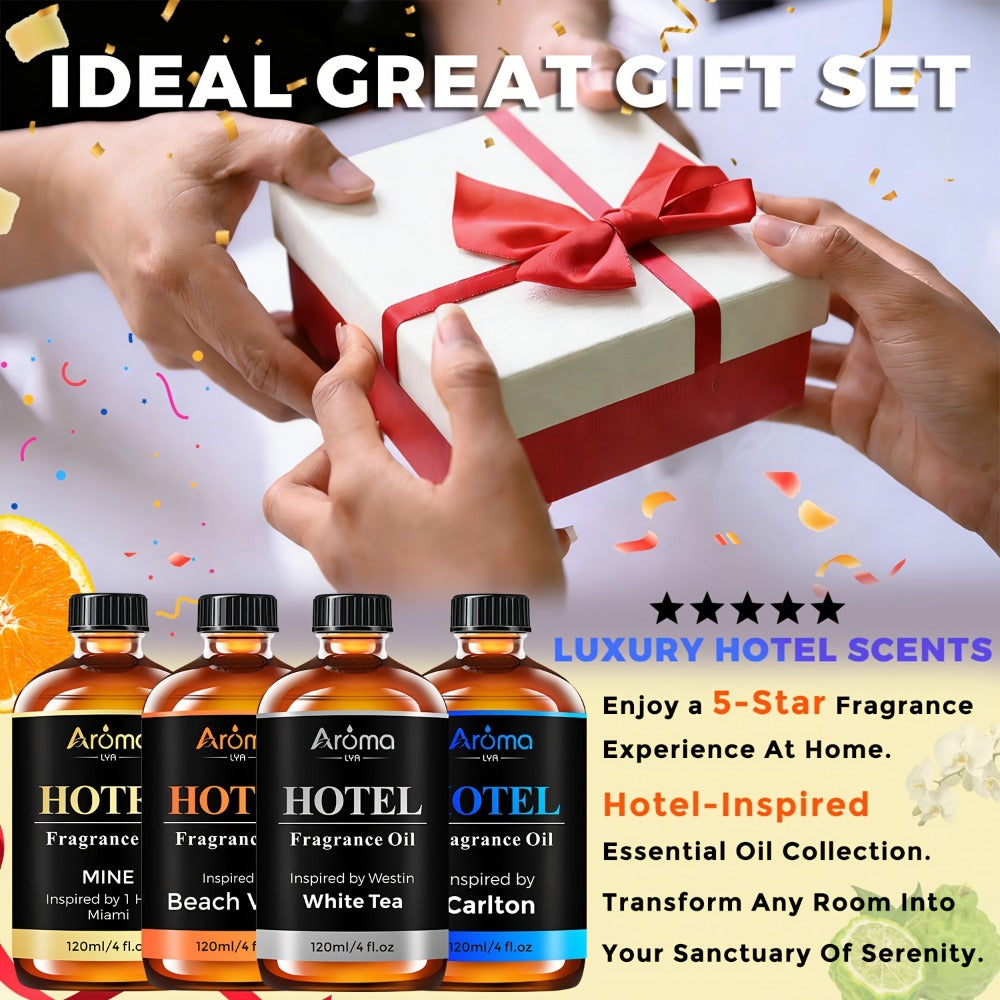 Hotel Fragrance Oil 4oz – Luxury Resort Scents for Diffuser, Candle, Humidifier & Car | M Way, White Tea, Carlton, Beach Villas - product image 12