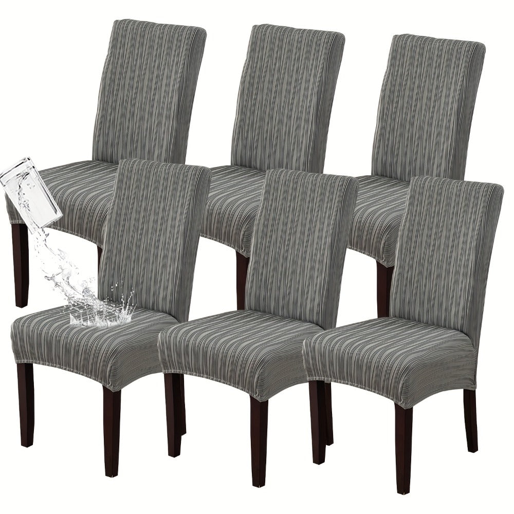 Dining Chair Covers Stretch Slipcovers Set of 4 or 6, Stain Resistant Removable Washable Chair Protector for Home Kitchen Restaurant Wedding, Spandex Jacquard Fabric, 7 Colors Avai - product image 13