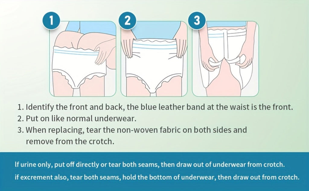 Adult Incontinence Underwear for Women Men Disposable Pull Up Briefs Overnight Bladder Control Maximum Absorbency M L XL 2XL 24 26 28 Count - product image 18