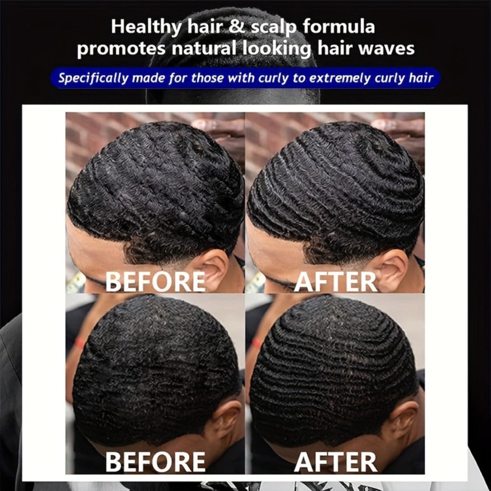 Wave Pomade Strong Hold & Edge Control 3.18oz 2-Pack - Luxfume Non-Greasy Hair Styling Cream with Natural Botanical Extracts, 360 Waves, Easy Wash Out, All Hair Types - product image 12
