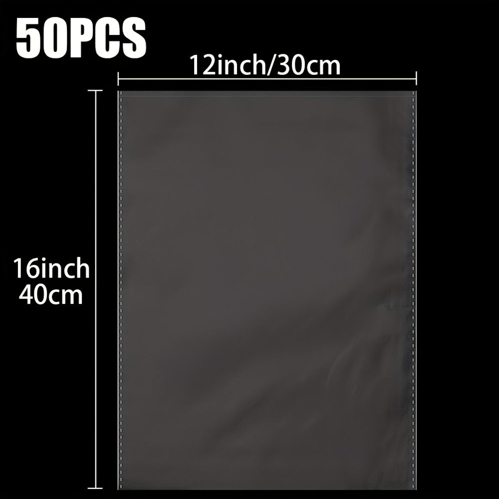 Cellophane Bags 50-Pack Large 18x30 Inch Transparent Gift Basket Wrap Bags – Clear Cellophane Wrapping for Christmas, Holidays & Gift Packaging - product image 4