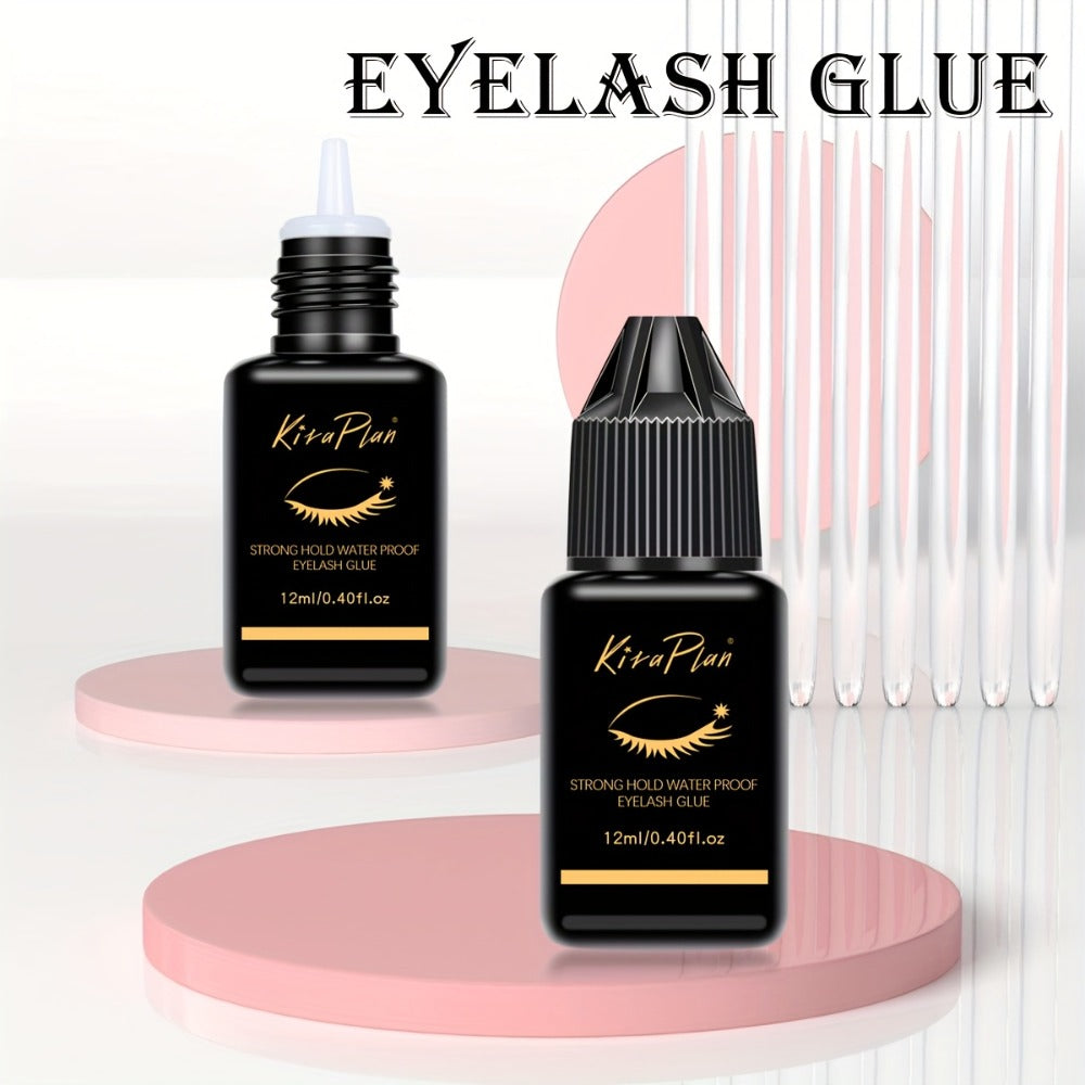 Odorless Lash Extension Glue Quick Dry Black Adhesive for DIY Individual & Cluster Lash Extensions – Self-Grafting Beginner-Friendly Eyelash Bond, Multiple Sizes Available - product image 12