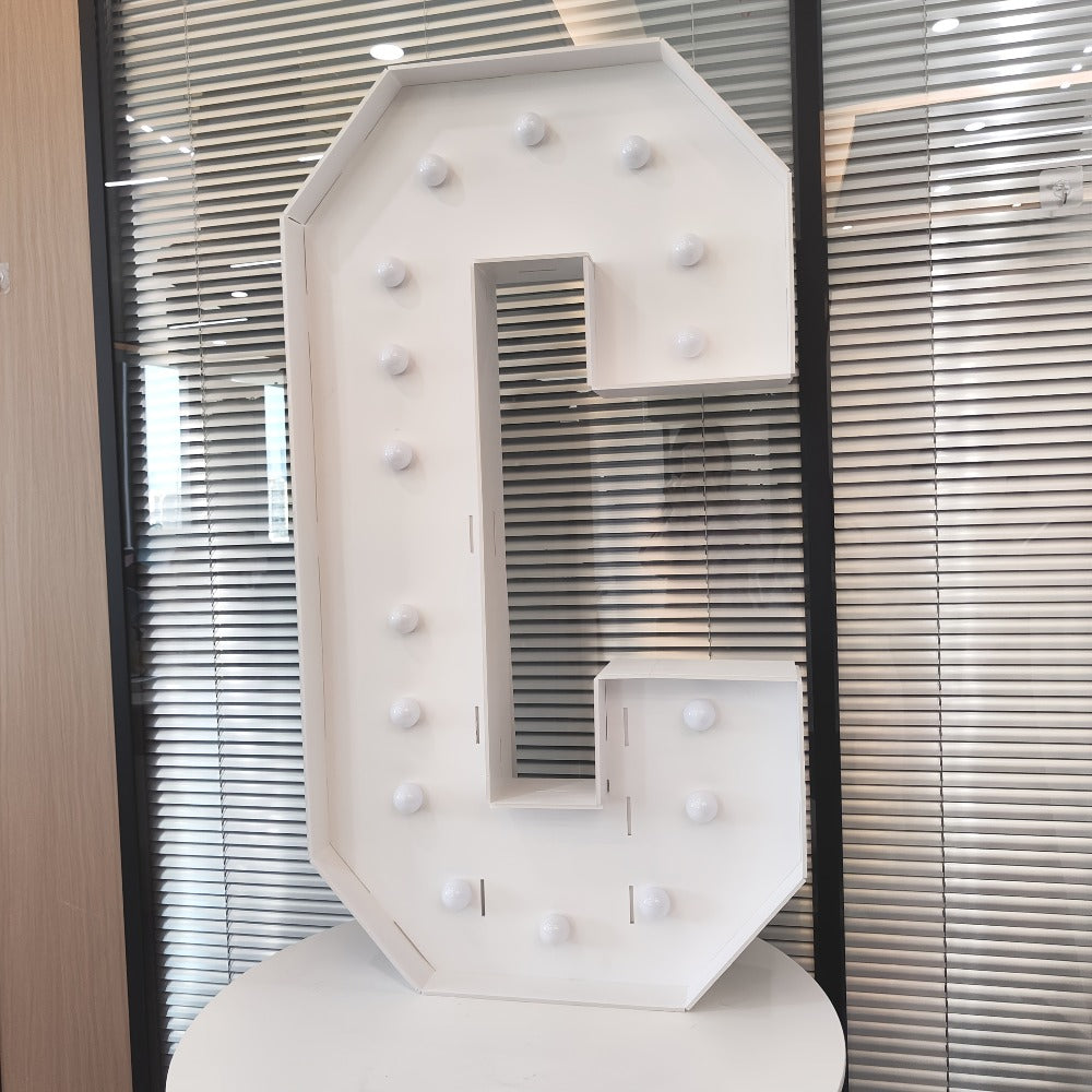 LED Letter Lights 4FT Tall Marquee Letter Lights A-Z Alphabet Light Up Letters with Cool White LED for Wedding, Birthday, Party, Proposal & Graduation Decor - product image 7
