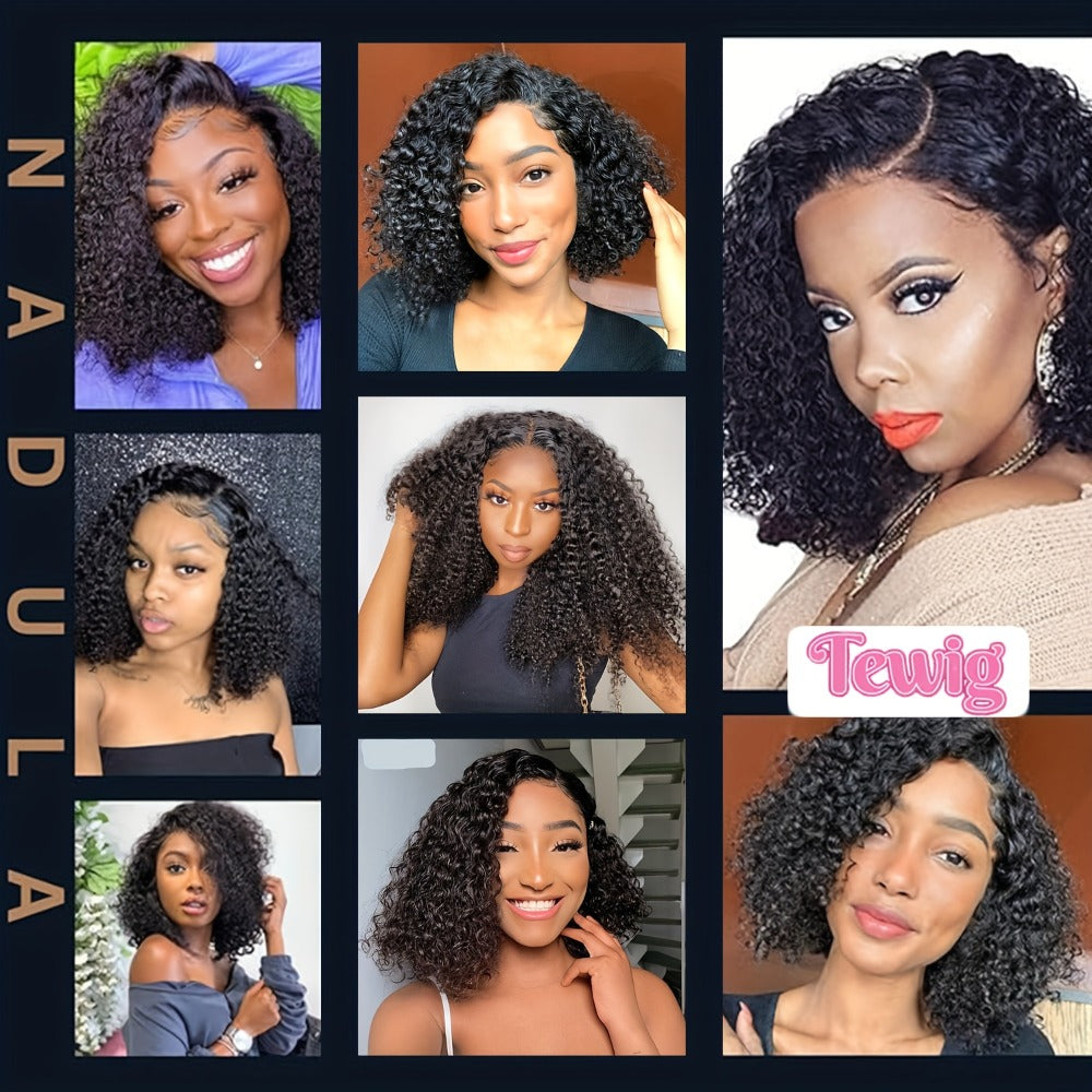 Glueless Bob Wig Human Hair 13x4 Pre Cut Lace 200% Density Wear and Go Deep Wave Body Wave Pre Plucked Bye Bye Knots Lace Front Wig for Black Women 8-40 Inch - product image 12