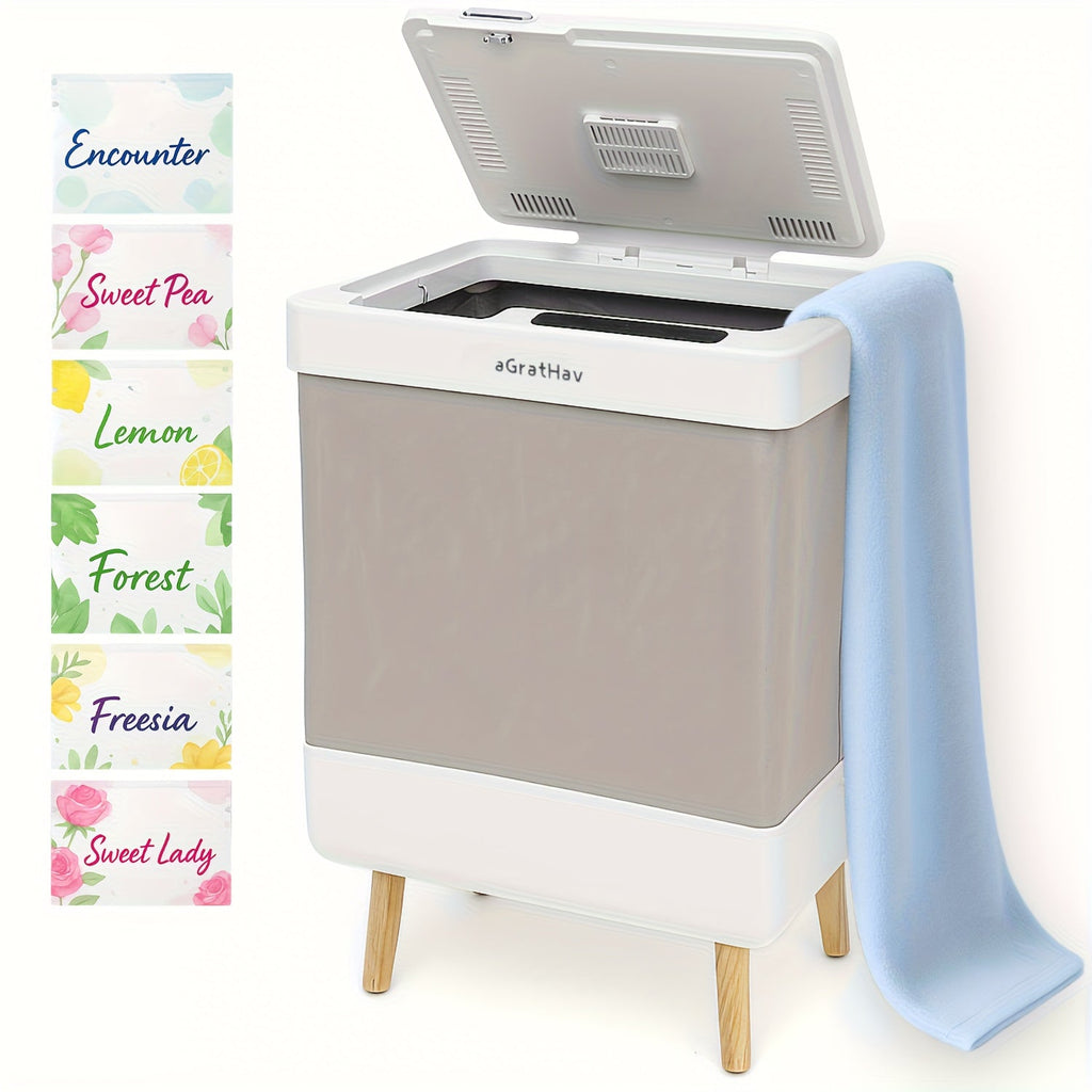 Electric Towel Warmer 35L Large Capacity Foldable Blanket Warmer with Timer & Drying Mode – Fast Heating Towel Bucket for Bathroom, Spa & Salon, Includes 6 Tablets, White - product image 22