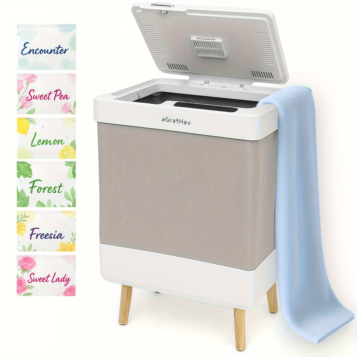 Electric Towel Warmer 35L Large Capacity Foldable Blanket Warmer with Timer & Drying Mode – Fast Heating Towel Bucket for Bathroom, Spa & Salon, Includes 6 Tablets, White - product image 22
