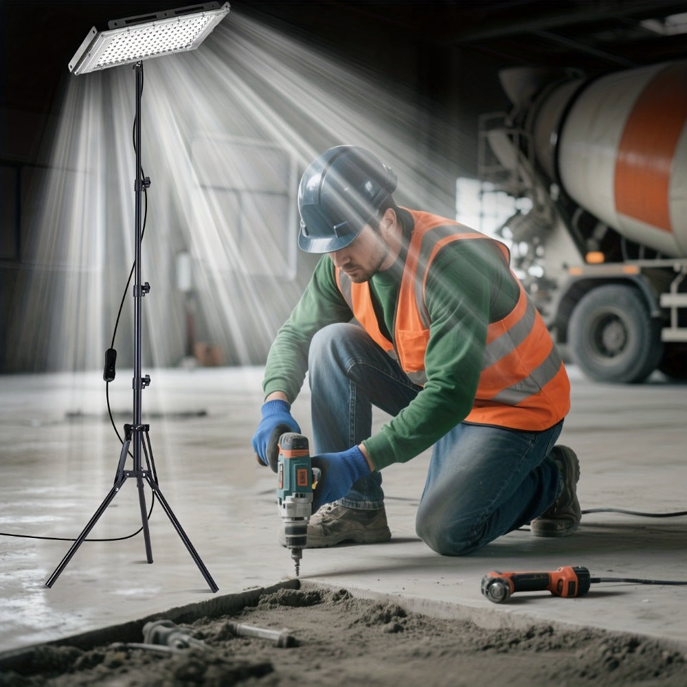 LED Work Light USB Powered 6000K Super Bright – Adjustable Height & Angle Bracket Lamp for Construction Site, Workshop, Office, Barn & Market – 50, 96 or 144 LEDs DC 5V Portable Jo - product image