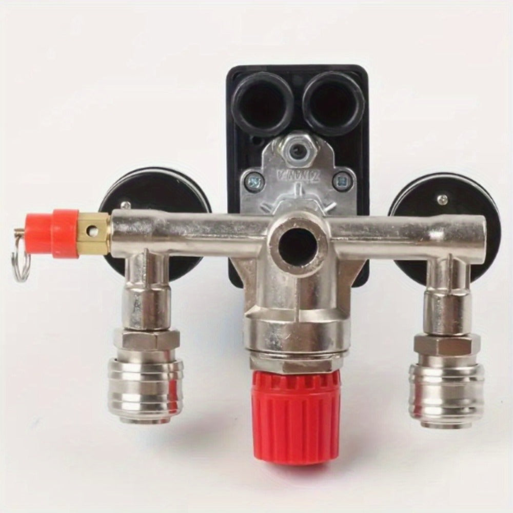 Air Compressor Pressure Switch Manifold Kit with Regulator Gauge Valve Bracket Assembly – Complete Control System for Air Pump - product image 6