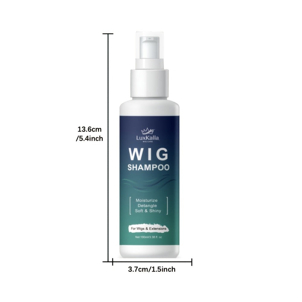 Synthetic Hair Shampoo 2-in-1 Deep Cleansing Revitalizing Moisturizing Detangling | Soak & Rinse Formula for Wigs Hair Extensions Braids | 2-Pack Value Set - product image 5