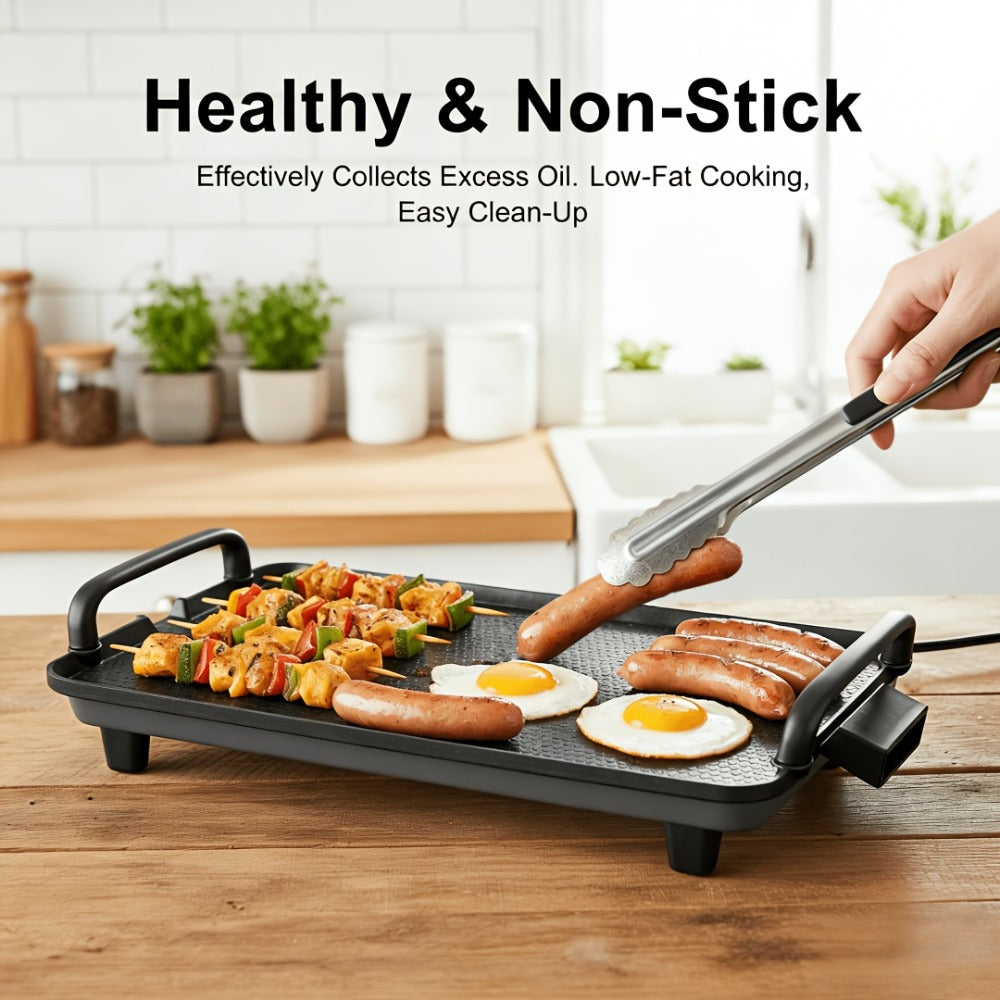Electric Griddle with Non-Stick Coating - Large Submersible Cooking Surface, Make 15 Eggs at Once, Hassle-Free Cleanup, 2 Sizes Available - Perfect for Breakfast, Pancakes & Family - product image 4