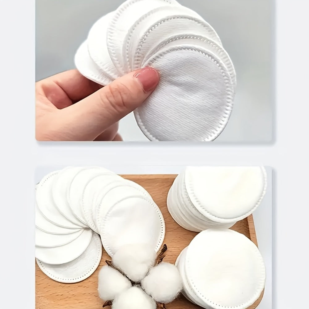 Cotton Rounds Makeup Remover Pads 600pcs — Soft Lint-Free Disposable Facial Cleansing Pads for All Skin Types, Toner Application, Eye & Nail Polish Removal, 6 Packs x 100 Count - product image 4