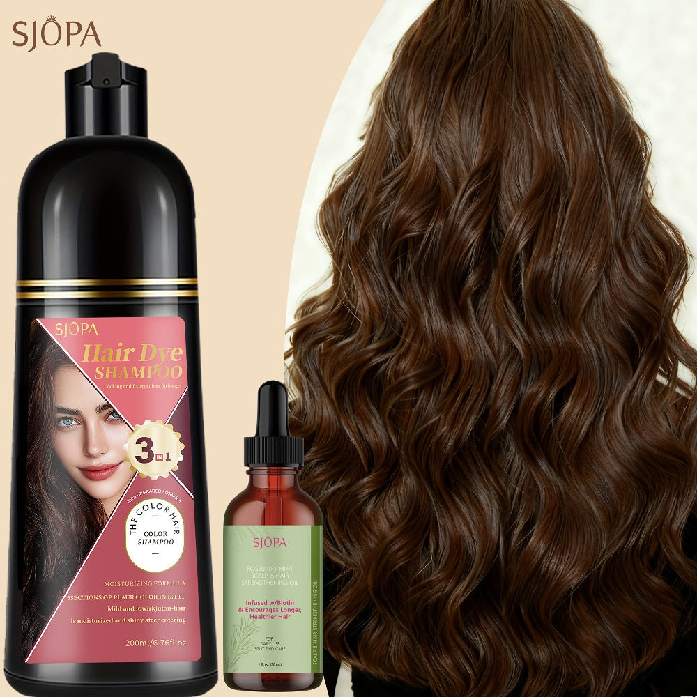 Hair Color Dyeing Shampoo 3-in-1 with Plant Squalane & Glycerin — Colors, Conditions & Cleanses in One Wash | No Developer Needed | 10 Shades | Easy At-Home Hair Coloring for Women - product image 11