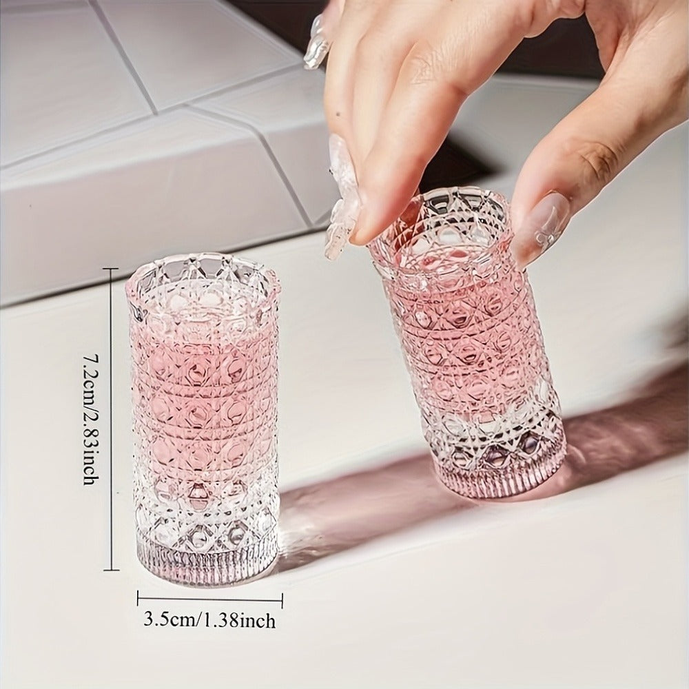 Shot Glass Set Diamond Engraved – Whiskey Vodka Tequila Glasses for Parties Weddings Home Bar Entertaining Reusable Barware Gift - product image 2