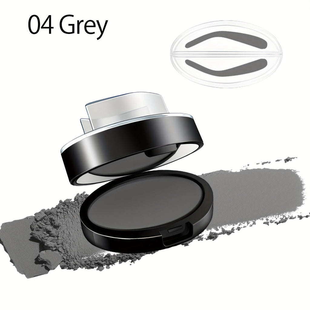 Waterproof Eyebrow Stamp Powder Kit Natural Arched Brow Shaping Long-Lasting Makeup for Women – Beginner Friendly Works on Dry & Oily Skin – Grey, Light Brown, Dark Brown Shades - product image 11