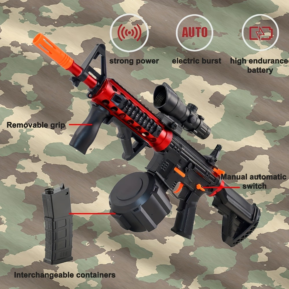 High-Performance Rechargeable Electric Splash Ball Toy Gun | USB Charge Portable Combat Outdoor Shooting Rifle for Kids Boys Teens, Party Gift Christmas New - product image 4