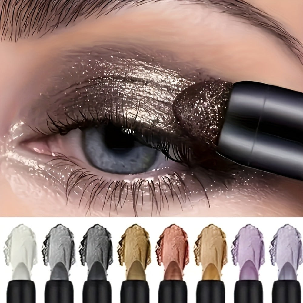Fluorescent Eye Shadow Pen Set 8 or 16 Pcs – Shimmer Matte & Neon Gel Eyeliner Pencil Kit, Waterproof Vibrant Eye Makeup for Holiday Party Festival, Gift for Women - product image 9